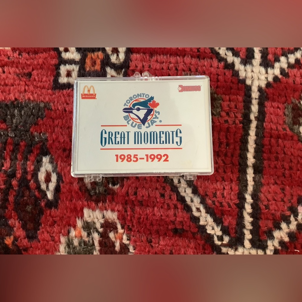 1993 Donruss McDonalds Toronto Blue Jays Greatest Moments 1985-1992